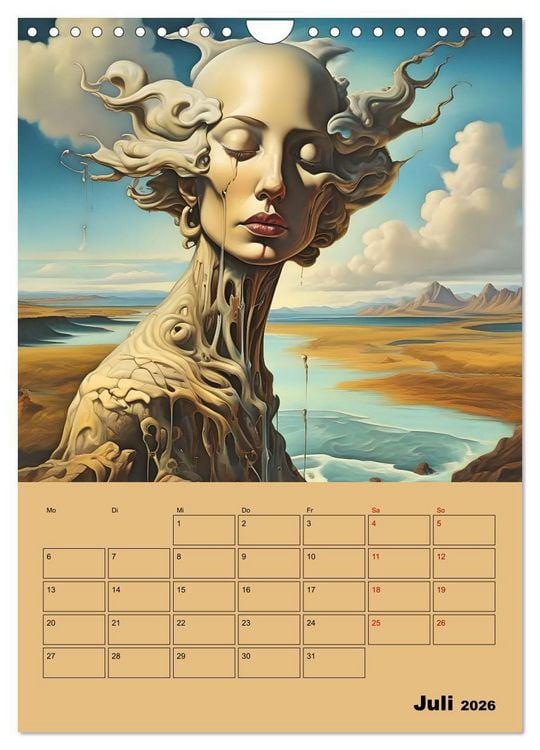 Produktbild: Surreale Fantasiewelten (Wandkalender 2026 DIN A4 hoch), CALVENDO Monatskalender