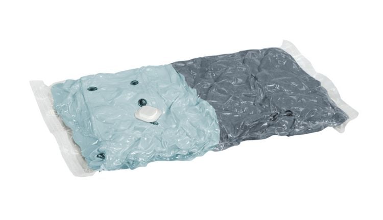 Produktbild: Vakuum Beutel Reise-Set Transparent, 6-teilig, platzsparende Kleideraufbewahrung mit Pumpe