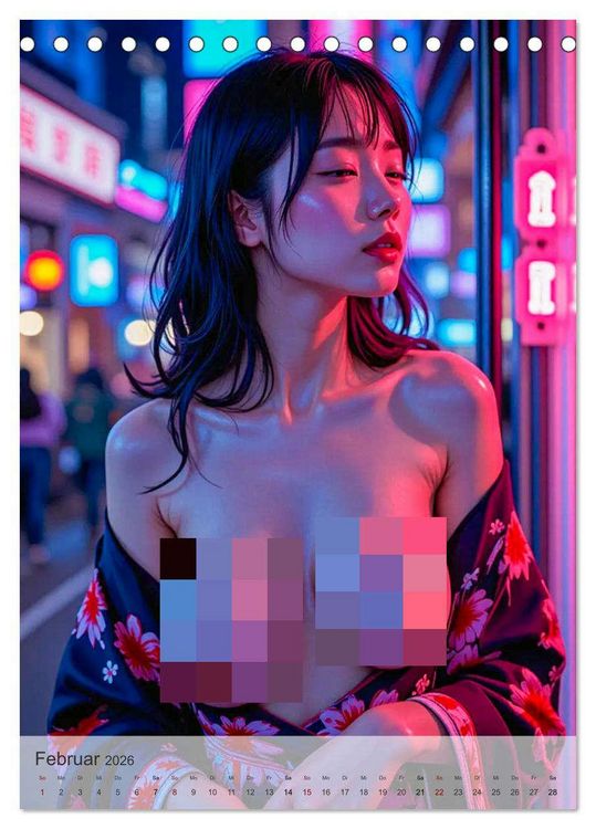Produktbild: Spicy World - Tokio Unzensiert (Tischkalender 2026 DIN A5 hoch), CALVENDO Monatskalender