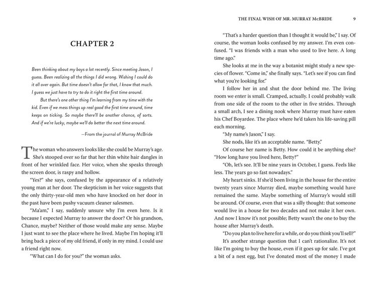 Produktbild: The Final Wish of Mr. Murray McBride