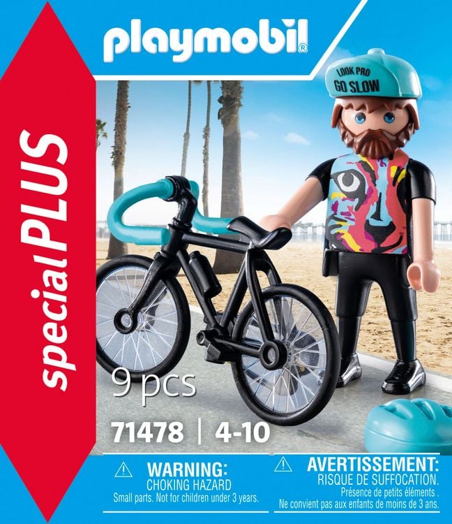 Produktbild: PLAYMOBIL 71478 Rennradfahrer Paul