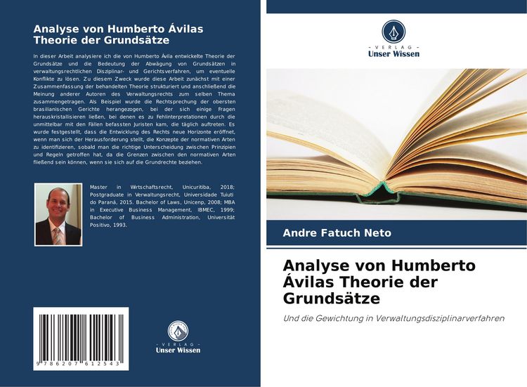 Produktbild: Analyse von Humberto &Aacute;vilas Theorie der Grunds&auml;tze