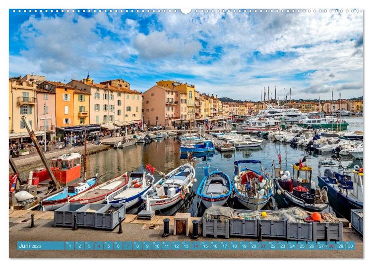 Produktbild: Zauber der C&ocirc;te d'Azur (Wandkalender 2026 DIN A2 quer), CALVENDO Monatskalender