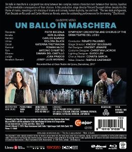 Produktbild: Verdi: Un ballo in maschera (Teatre del Liceu,2017