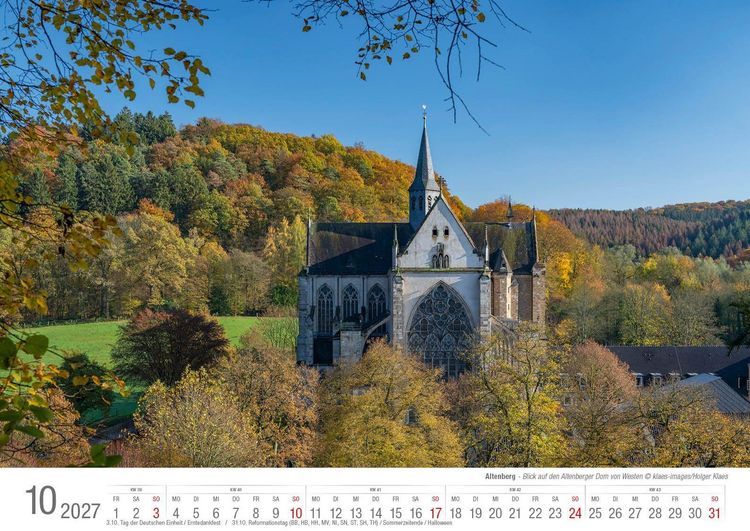 Produktbild: Altenberg 2027 Bildkalender A3 Spiralbindung