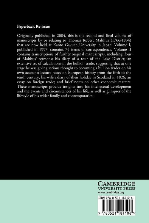 Produktbild: T. R. Malthus