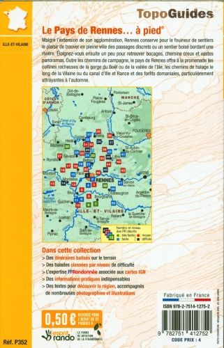 Produktbild: Le pays de Rennes... &agrave; pied : 50 promenades & randonn&eacute;es