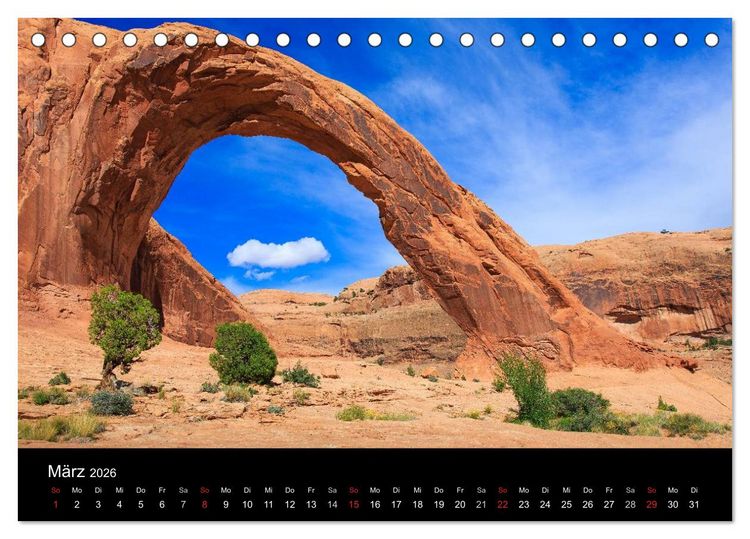Produktbild: Canyonlands 2026 (Tischkalender 2026 DIN A5 quer), CALVENDO Monatskalender