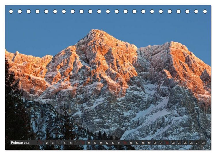 Produktbild: Rund um die Zugspitze (Tischkalender 2026 DIN A5 quer), CALVENDO Monatskalender