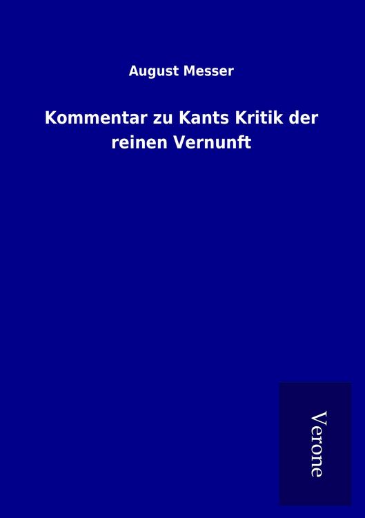Produktbild: Kommentar zu Kants Kritik der reinen Vernunft