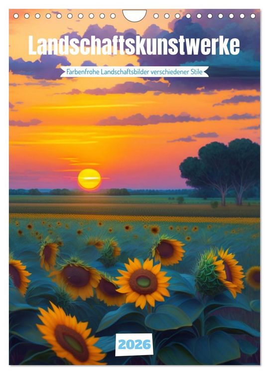 Produktbild: Sch&ouml;ne Landschaften (Wandkalender 2026 DIN A4 hoch), CALVENDO Monatskalender