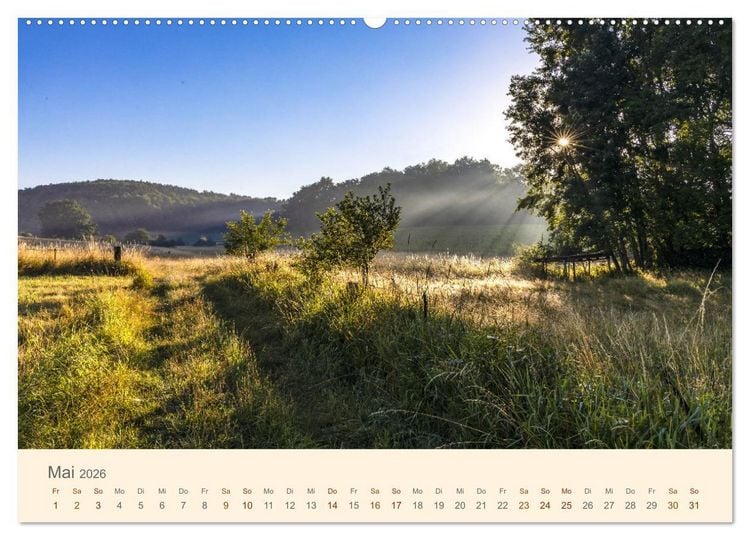 Produktbild: Lautrer Landschaften 2026 (Wandkalender 2026 DIN A2 quer), CALVENDO Monatskalender