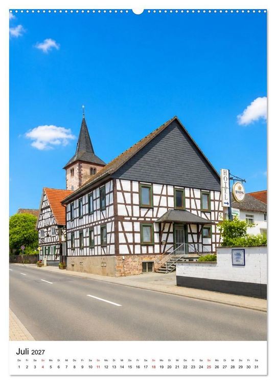 Produktbild: Dreieich Idyllen und Impressionen (hochwertiger Premium Wandkalender 2027 DIN A2 hoch), Kunstdruck in Hochglanz
