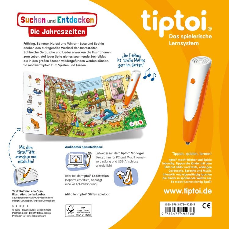 Produktbild: tiptoi&reg; Suchen und Entdecken - Die Jahreszeiten