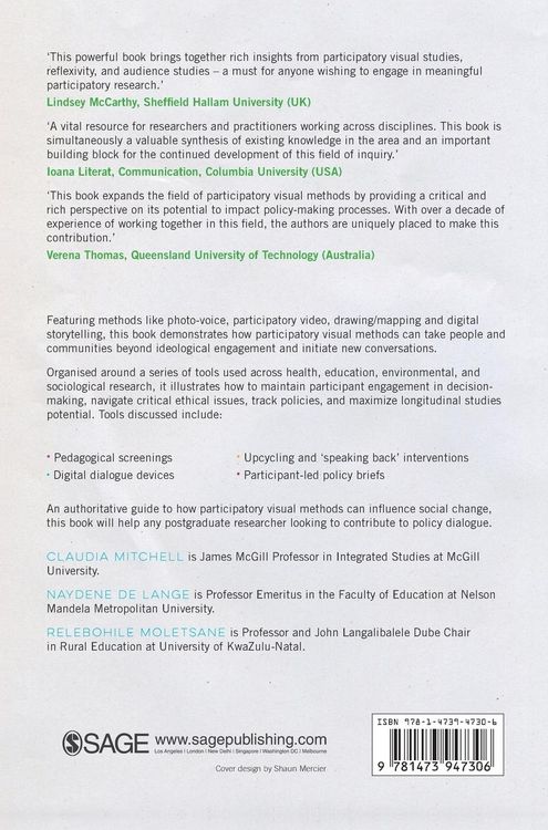 Produktbild: Participatory Visual Methodologies