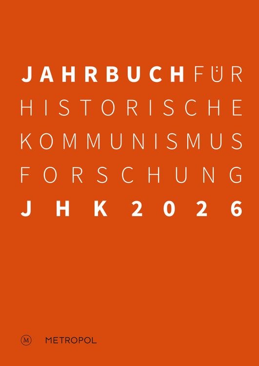 Produktbild: Jahrbuch f&uuml;r Historische Kommunismusforschung 2026