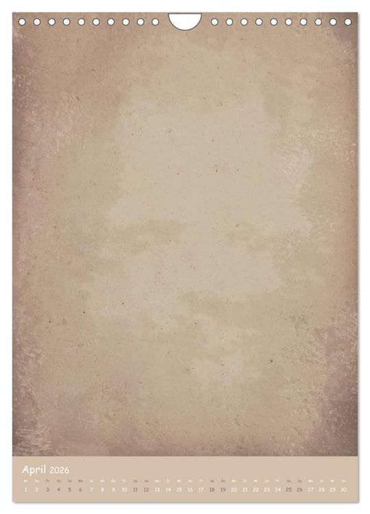 Produktbild: Vintage DIY Bastel-Kalender -Hochformat- (Wandkalender 2026 DIN A4 hoch), CALVENDO Monatskalender