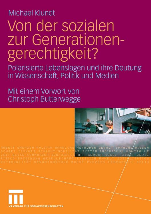 Produktbild: Von der sozialen zur Generationengerechtigkeit?