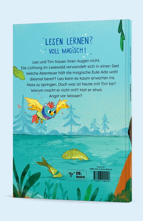 Produktbild: Lesewald, Der Zauber des Wassers &ndash; Buch zum Lesen lernen | Thema: Mehr Mut bei Angst vor Wasser | Lesen erster W&ouml;rter, Vorlesen, Mitmachspa&szlig;