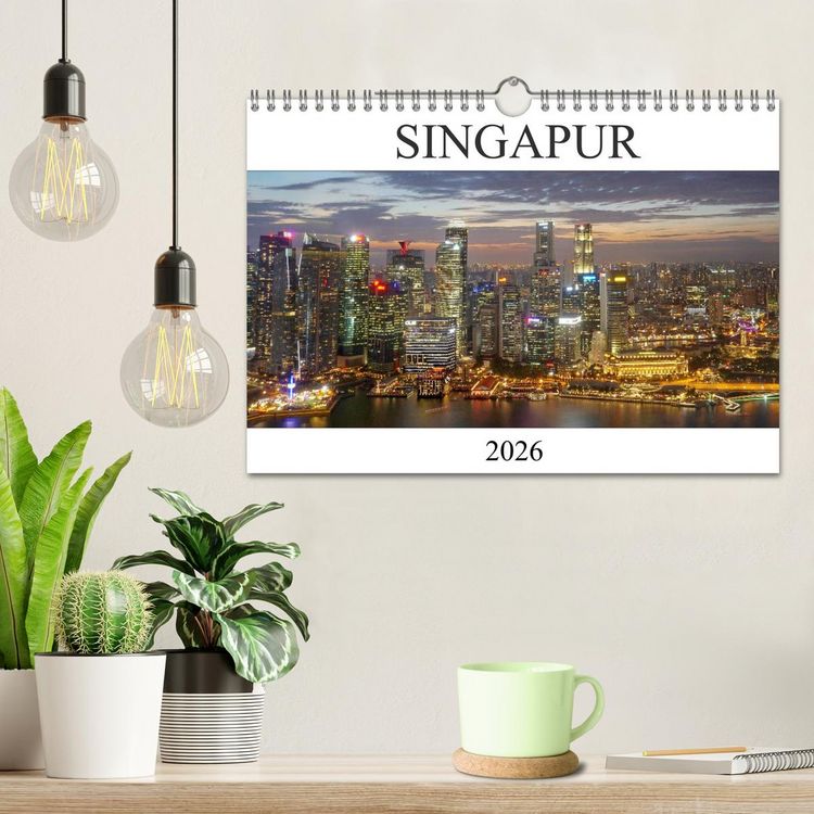 Produktbild: Singapur (Wandkalender 2026 DIN A4 quer), CALVENDO Monatskalender