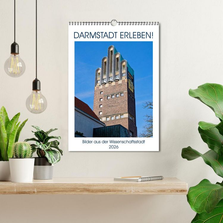 Produktbild: Darmstadt erleben! (Wandkalender 2026 DIN A3 hoch), CALVENDO Monatskalender
