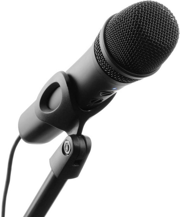 Produktbild: Handymikrofon IK Multimedia iRig Mic HD 2 &Uuml;bertragungsart (Details):Kabelgebunden inkl. Kabel, inkl. Tasche, inkl. Stativ
