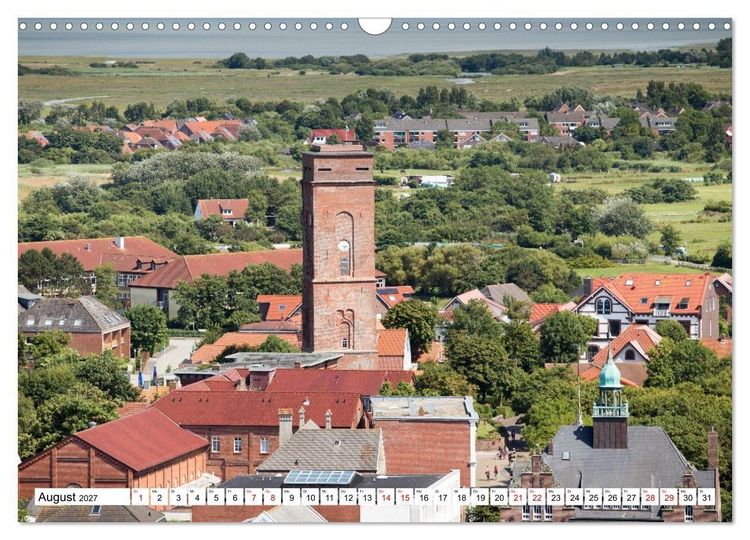 Produktbild: Borkum - Momente einer Reise (Wandkalender 2027 DIN A3 quer), CALVENDO Monatskalender