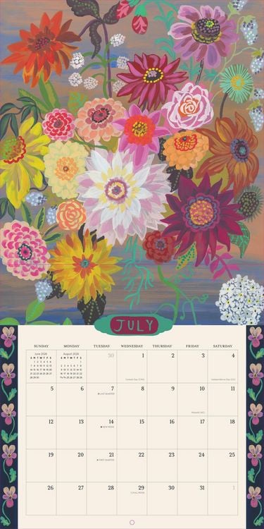 Produktbild: World of Nathalie L&eacute;t&eacute; Wall Calendar 2026