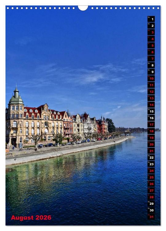 Produktbild: Unterwegs in Konstanz (Wandkalender 2026 DIN A3 hoch), CALVENDO Monatskalender