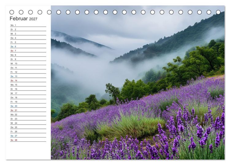 Produktbild: Ein Hauch von S&uuml;den (Tischkalender 2027 DIN A5 quer), CALVENDO Monatskalender