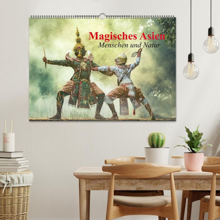 Produktbild: Magisches Asien. Menschen und Natur (Wandkalender 2026 DIN A2 quer), CALVENDO Monatskalender