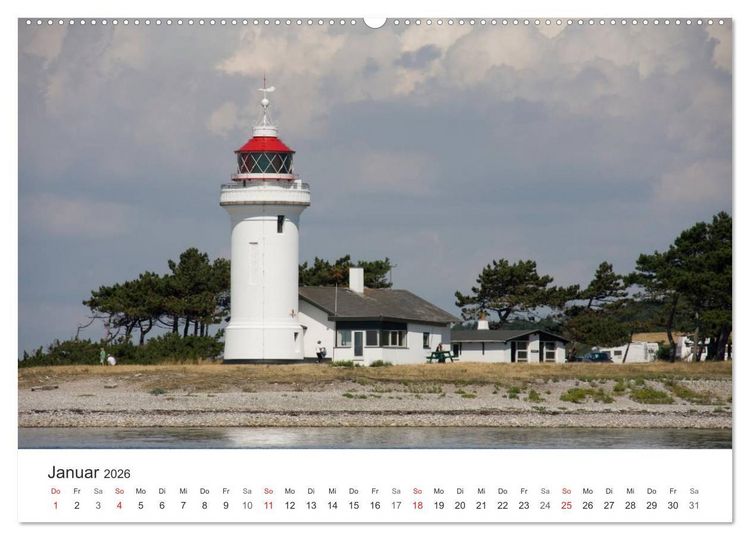 Produktbild: Leuchtt&uuml;rme und Leuchtfeuer an der Ostsee (hochwertiger Premium Wandkalender 2026 DIN A2 quer), Kunstdruck in Hochglanz