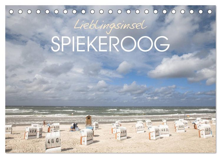 Produktbild: Lieblingsinsel Spiekeroog (Tischkalender 2026 DIN A5 quer), CALVENDO Monatskalender