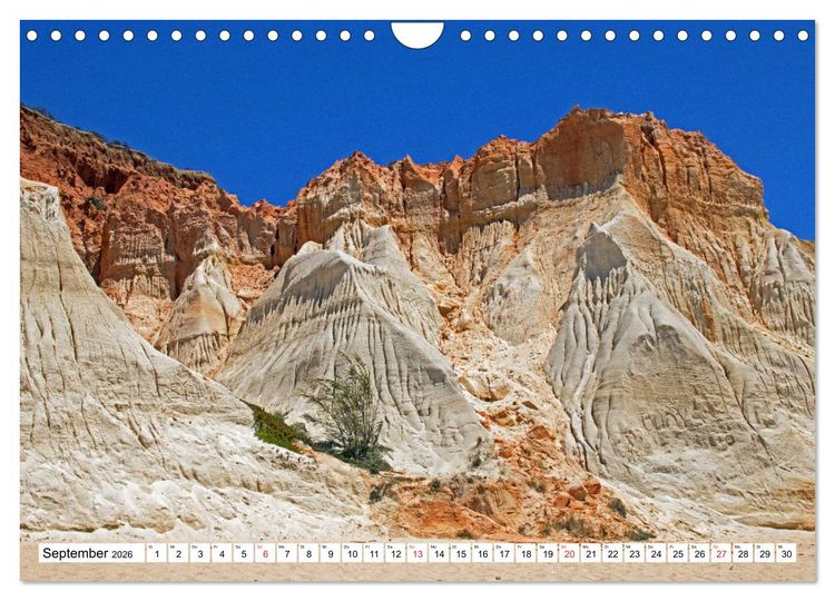 Produktbild: Portugal - Die Algarve vom Cabo de Sao Vicente bis Tavira (Wandkalender 2026 DIN A4 quer), CALVENDO Monatskalender