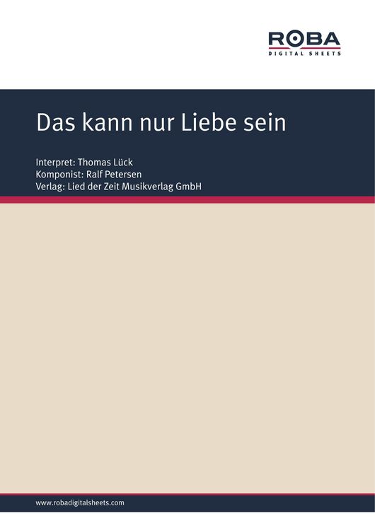 Produktbild: Das kann nur Liebe sein