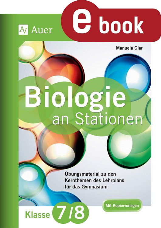 Produktbild: Biologie an Stationen 7-8 Gymnasium