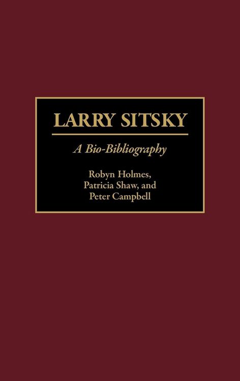 Produktbild: Larry Sitsky