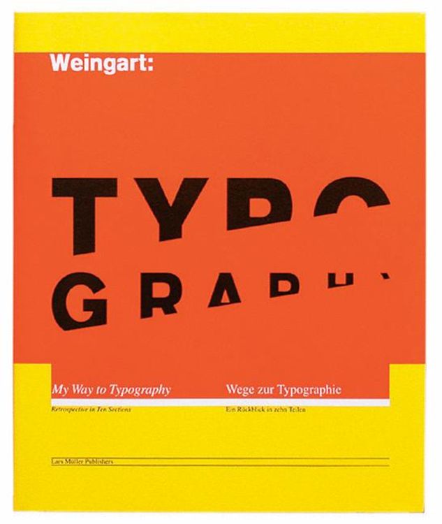 Produktbild: Weingart: Typography - Wege zur Typografie