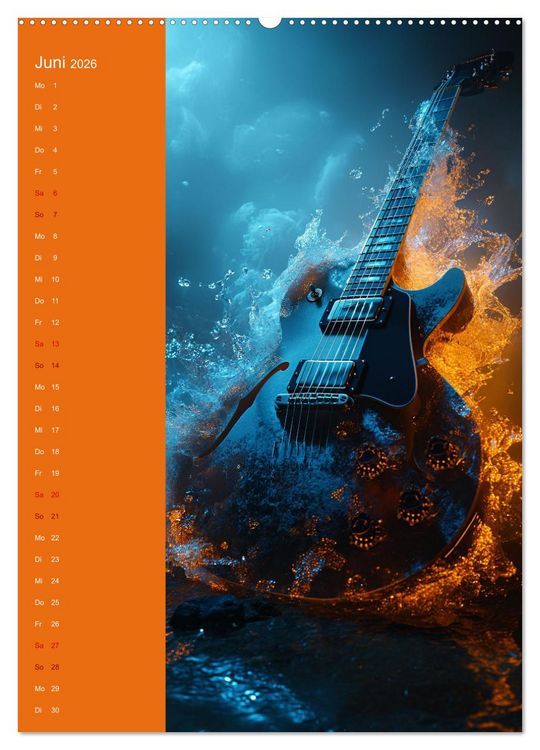 Produktbild: Strings & Dreams: Ein Jahr musikalischer Inspiration (hochwertiger Premium Wandkalender 2026 DIN A2 hoch), Kunstdruck in Hochglanz