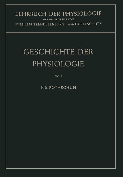 Produktbild: Geschichte der Physiologie
