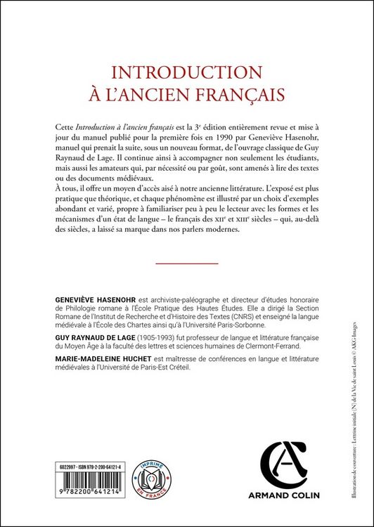 Produktbild: Introduction &agrave; l'ancien fran&ccedil;ais