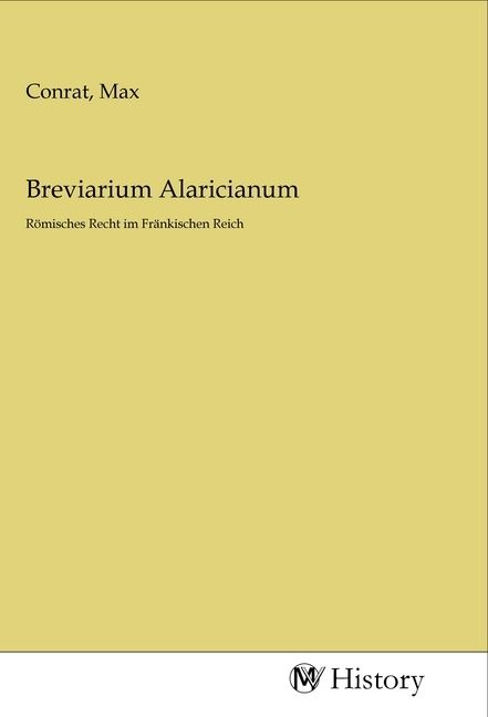 Produktbild: Breviarium Alaricianum