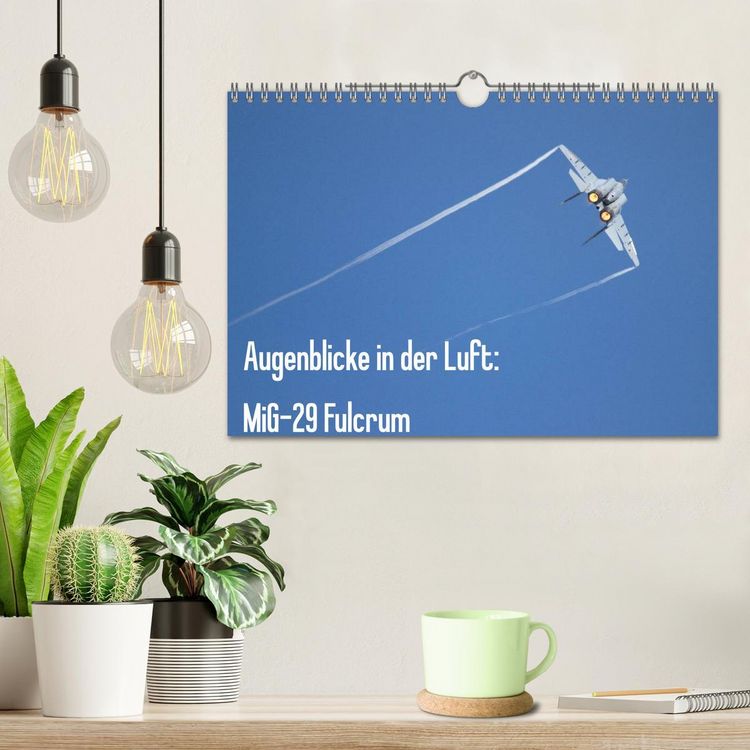 Produktbild: Augenblicke in der Luft: MiG-29 Fulcrum (Wandkalender 2026 DIN A4 quer), CALVENDO Monatskalender