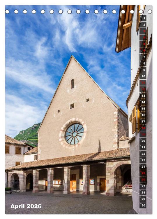 Produktbild: Stadtherz BOZEN (Tischkalender 2026 DIN A5 hoch), CALVENDO Monatskalender