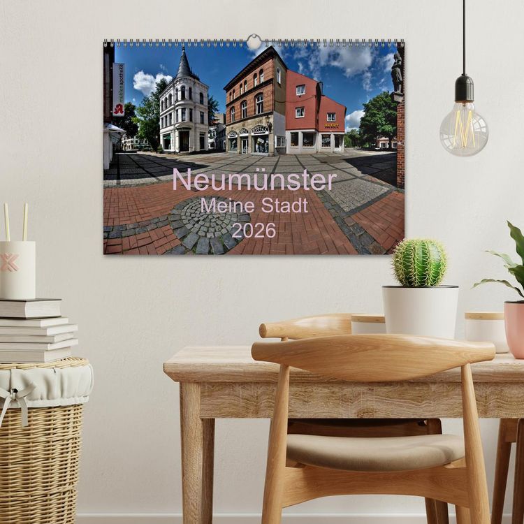 Produktbild: Neum&uuml;nster - Meine Stadt (Wandkalender 2026 DIN A3 quer), CALVENDO Monatskalender
