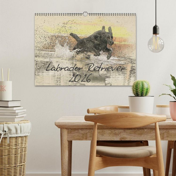 Produktbild: Labrador Retriever 2026 (Wandkalender 2026 DIN A3 quer), CALVENDO Monatskalender