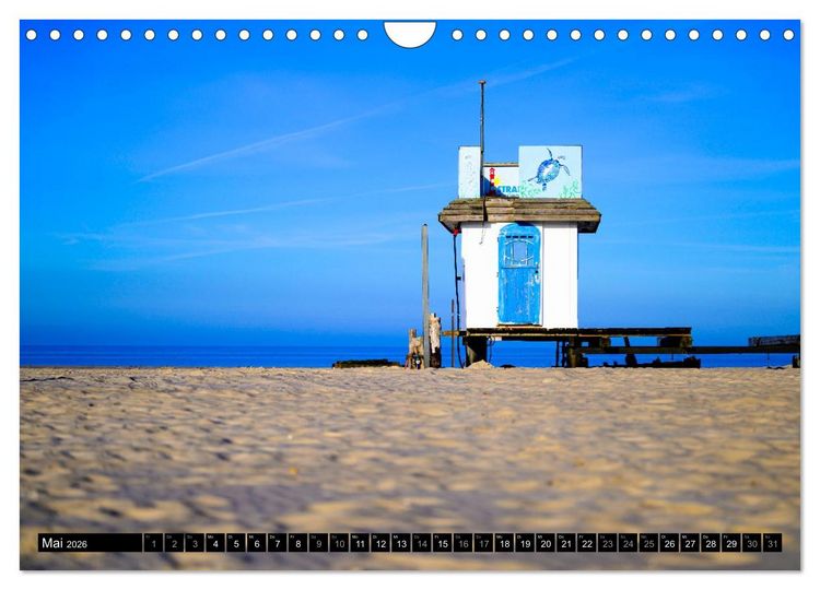 Produktbild: Einzigartige Strandansichten auf Amrum (Wandkalender 2026 DIN A4 quer), CALVENDO Monatskalender