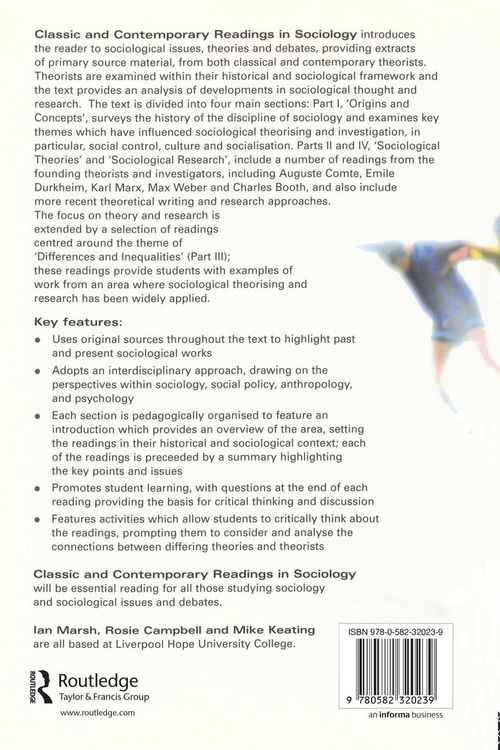 Produktbild: Classic and Contemporary Readings in Sociology