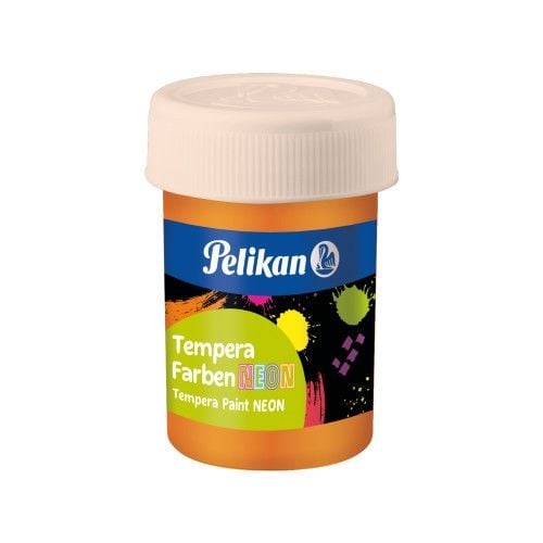 Produktbild: Pelikan Temperafarben NEON, 6 Schulmalfarben je 20ml