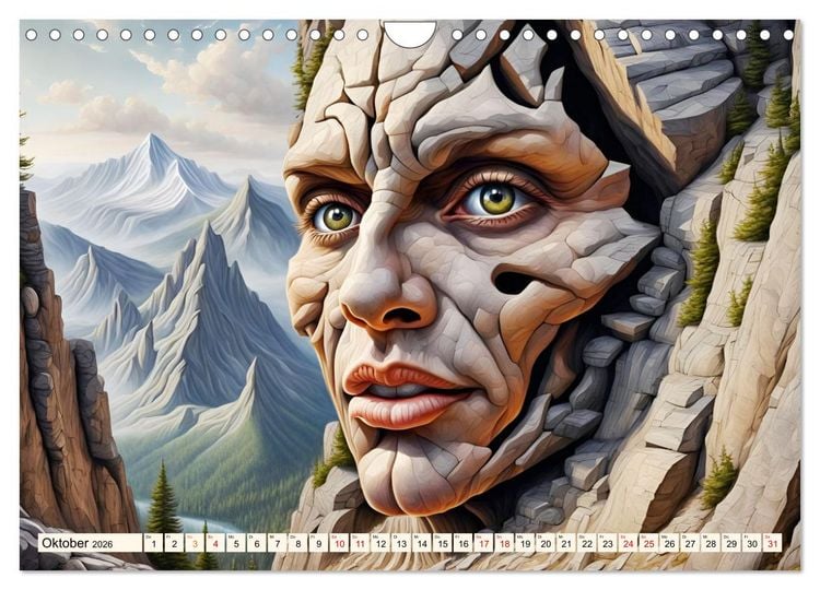 Produktbild: Berg Charaktere (Wandkalender 2026 DIN A4 quer), CALVENDO Monatskalender